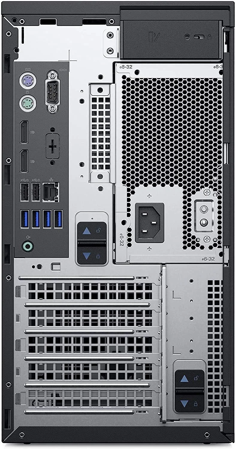 سرور Dell PowerEdge T40، بی تی ایکس اینتل زئون (E-2224G 3.5GHz، 8 گیگابایت 2666MT/s DDR4، 1 ترابایت 7.2K RPM SATA)