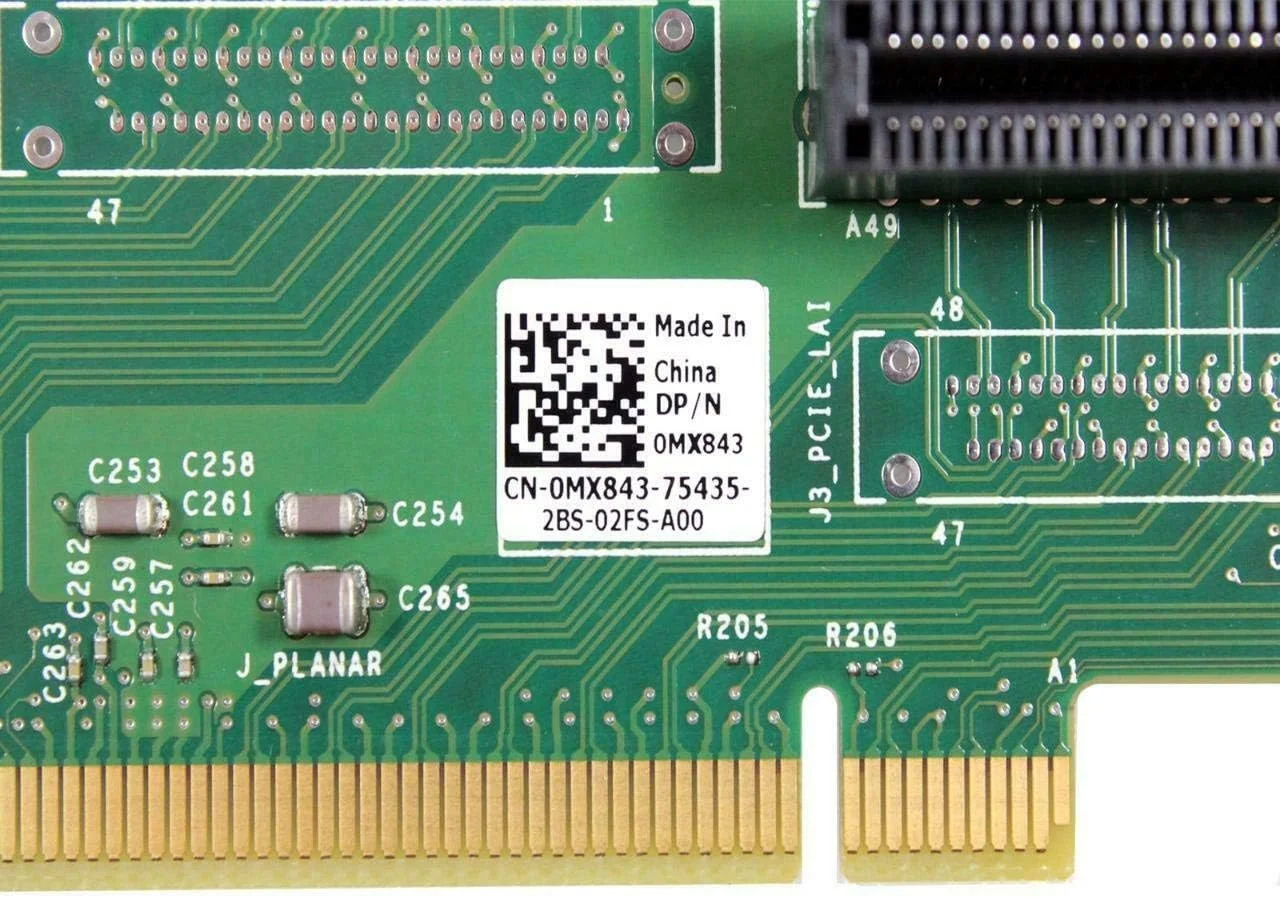 برد رایزر Dell MX843 R710 PCIE برد رایزر Dell MX843 R710 PCIE