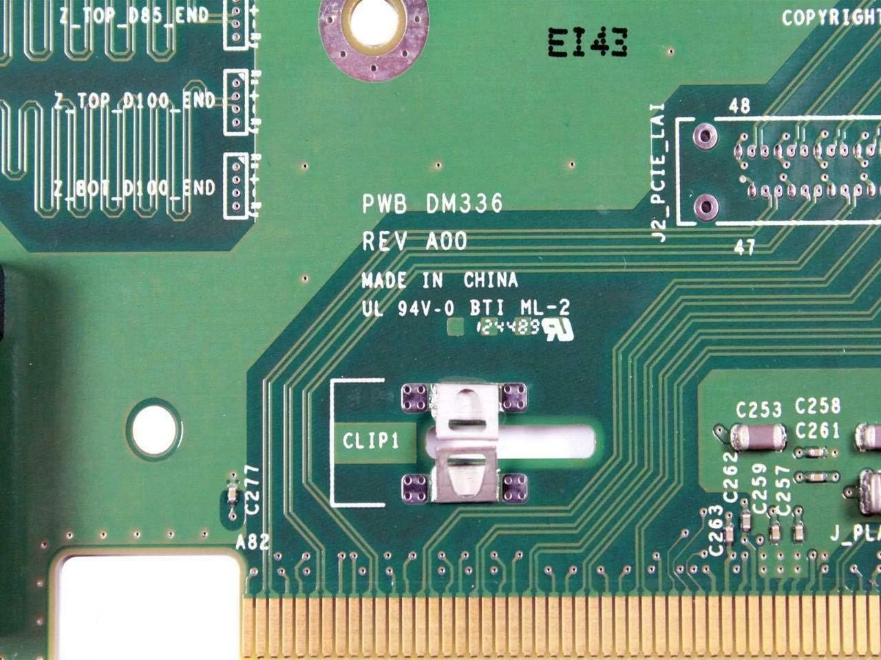 برد رایزر Dell MX843 R710 PCIE برد رایزر Dell MX843 R710 PCIE
