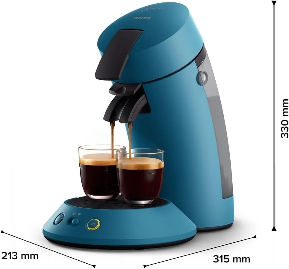 دستگاه قهوه ساز کپسولی فیلیپس Senseo Original Plus، انتخاب میزان غلظت قهوه، فناوری Coffee Boost، پلاستیک بازیافتی، آبی کبوتر (CSA210/00) دستگاه قهوه ساز کپسولی فیلیپس Senseo Original Plus، انتخاب میزان غلظت قهوه، فناوری Coffee Boost، پلاستیک بازیافتی، آبی کبوتر (CSA210/00)