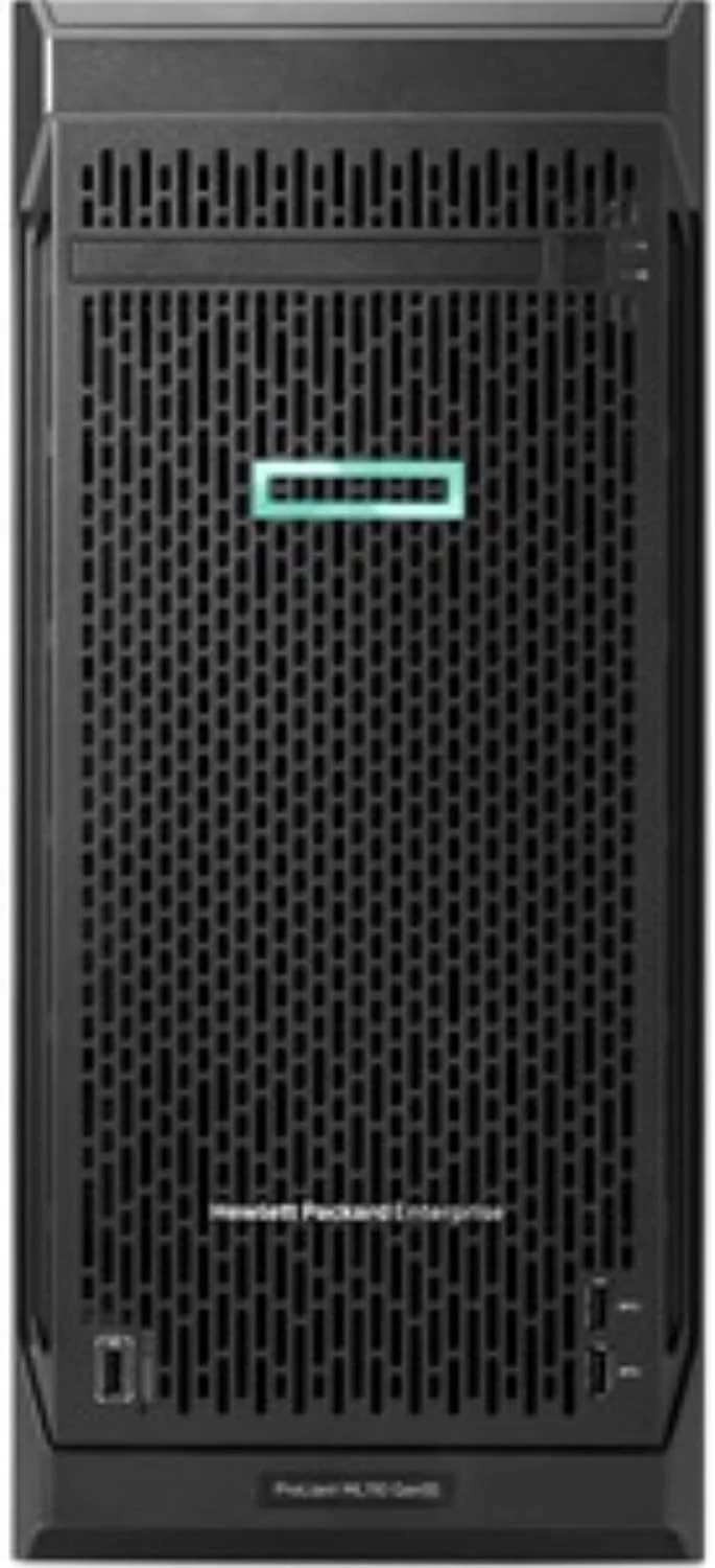 سرور ایستاده HPE ProLiant ML110 G10 4.5U، پردازنده 1 x Intel Xeon Silver 4108 هشت هسته ای (8 هسته)، 16 گیگابایت رم DDR4 SDRAM نصب شده، کنترلر Serial ATA/600، مدل 1 x 550 W P03686-S01