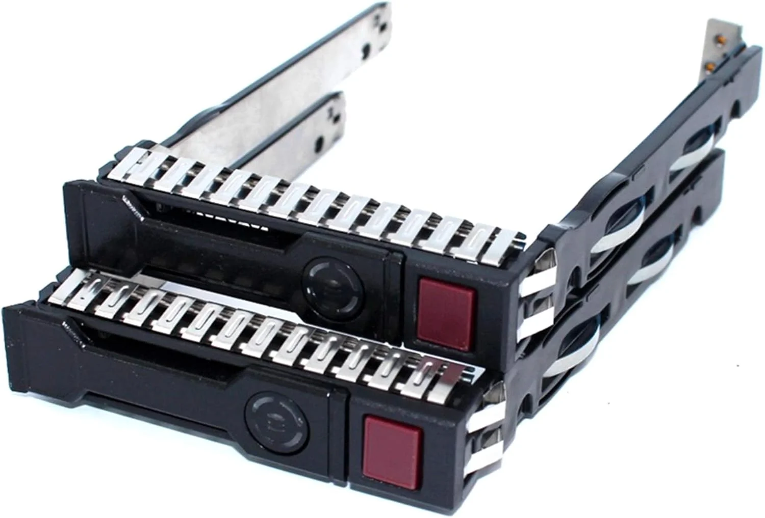 مجموعه 2 عددی سینی هارد درایو 2.5 اینچی SFF SAS SATA SSD مدل 651687-001 و 651699-001 سازگار با سرورهای HP Proliant ML310 ML110 ML350 DL360p DL380P DL160 DL388 DL120 SL230S Gen8 G8 Gen9 G9
