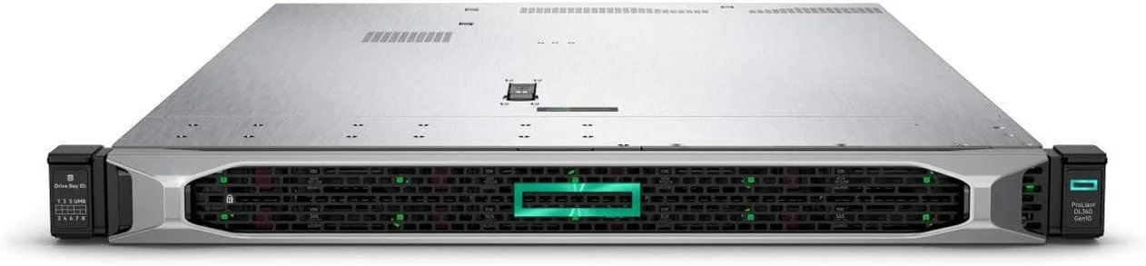 سرور HPE ProLiant DL360 Gen10 Rack 1U با پردازنده Intel Xeon Gold 5220R-2.2 GHz (4GHz)، رم 32 گیگابایتی و بدون هارد دیسک، قابلیت پشتیبانی از 8 هارد SFF
