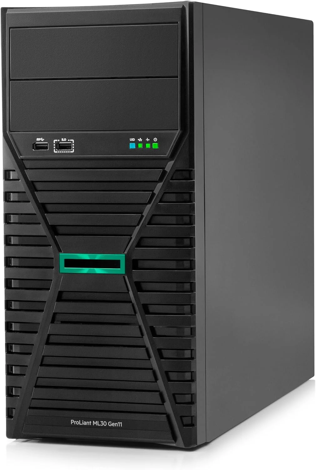 سرور ایستاده اچ پی ای ProLiant ML30 Gen11 با یک پردازنده Intel Xeon E-2434، 3.4GHz 4 هسته ای 1P، حافظه 32GB-U، شاسی 8SFF، دو عدد SSD 960GB، دو منبع تغذیه 500W (HPE Smart Choice P72995-005)