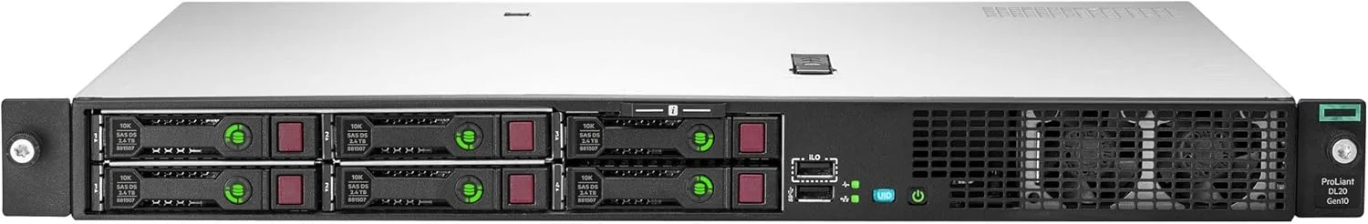 سرور HPE ProLiant DL-20-G10 Plus - رک 1U (LFF)