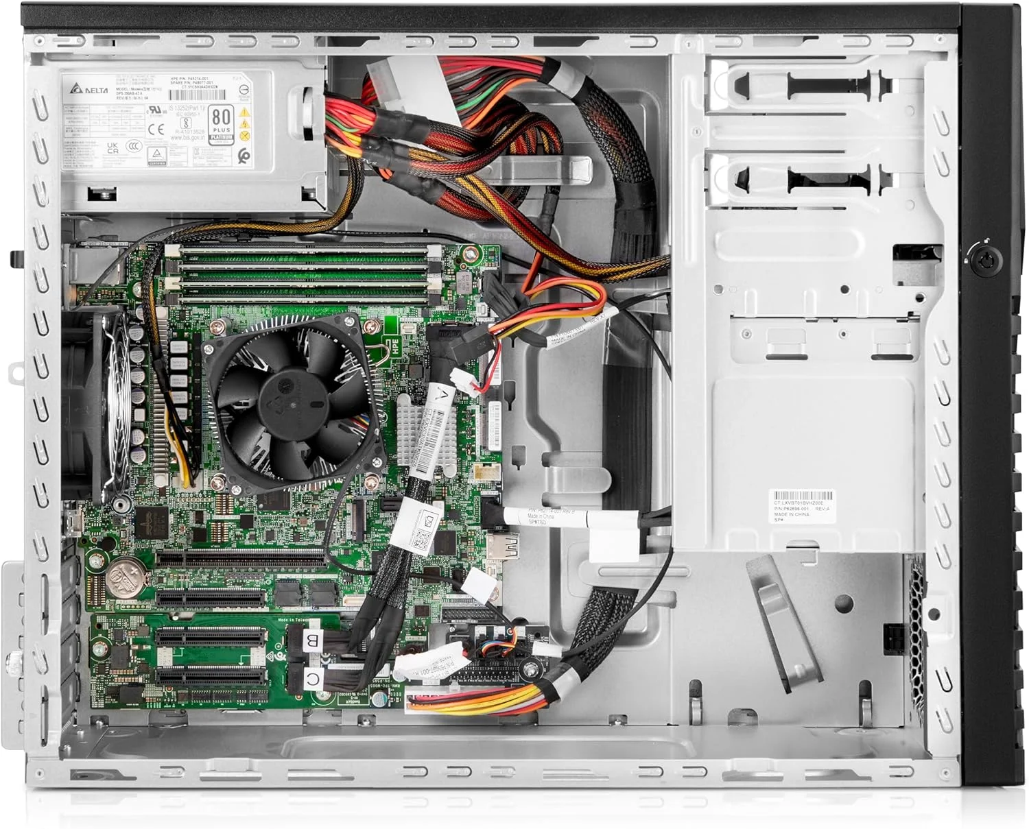سرور ایستاده اچ پی ای ProLiant ML30 Gen11 با یک پردازنده Intel Xeon E-2434، 3.4GHz 4 هسته ای 1P، حافظه 32GB-U، شاسی 8SFF، دو عدد SSD 960GB، دو منبع تغذیه 500W (HPE Smart Choice P72995-005) سرور ایستاده اچ پی ای ProLiant ML30 Gen11 با یک پردازنده Intel Xeon E-2434، 3.4GHz 4 هسته ای 1P، حافظه 32GB-U، شاسی 8SFF، دو عدد SSD 960GB، دو منبع تغذیه 500W (HPE Smart Choice P72995-005)