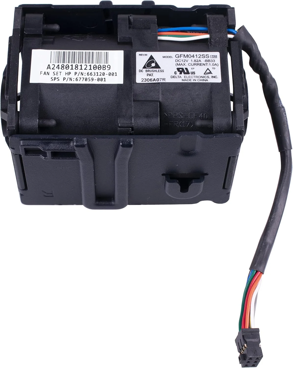 فن خنک کننده پردازنده BestParts سازگار با سرور HP ProLiant DL160 G8 Gen8 مدل 663120-001 677059-001 مدل: GFM0412SS DC12V 1.82A