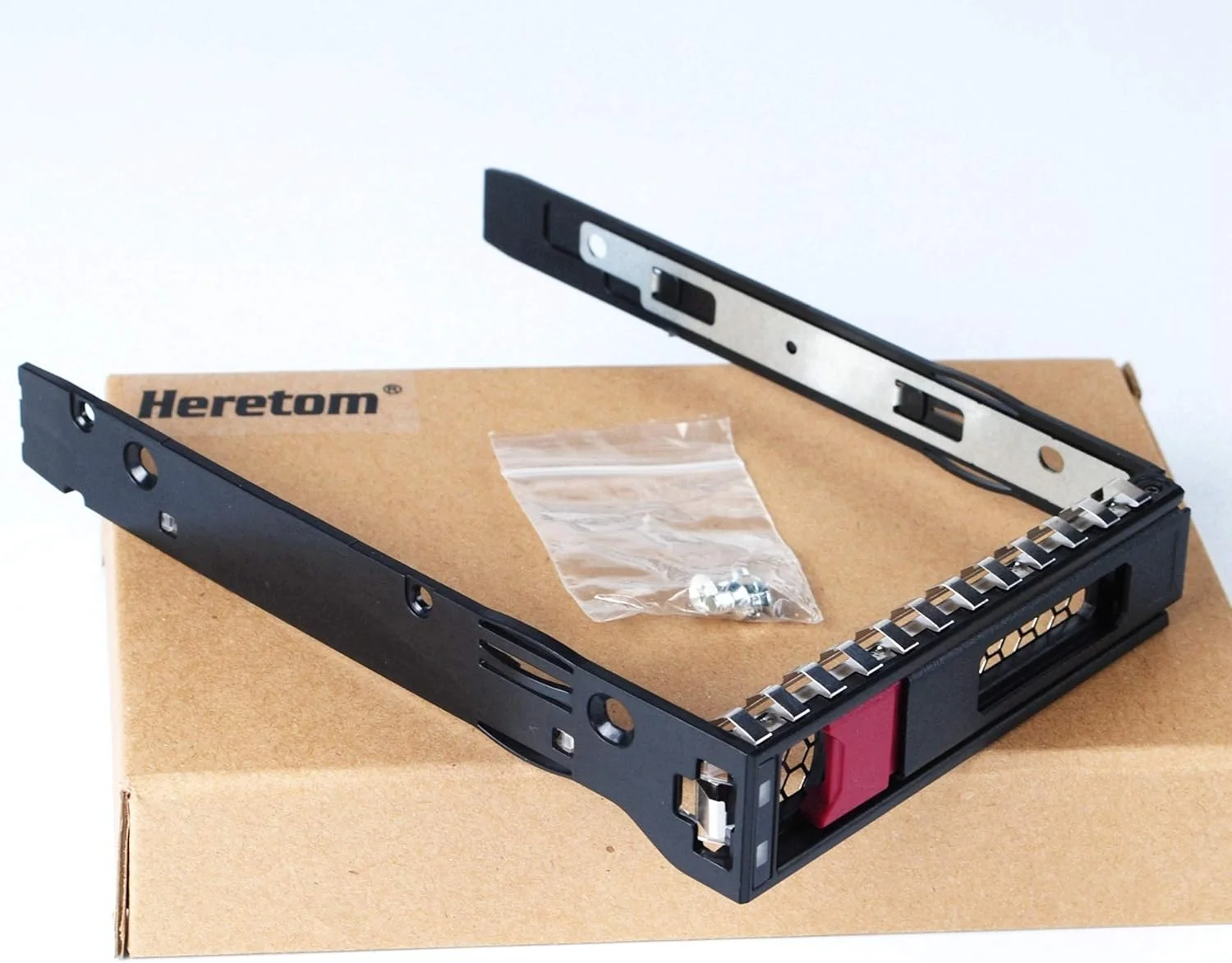 Heretom سینی کشویی هارد درایو 3.5 اینچی LFF SAS/SATA با قابلیت تعویض سریع برای سرورهای HP ProLiant DL160 DL180 G10 Gen10 (مناسب برای درایوهای 2.5 اینچی نیست)