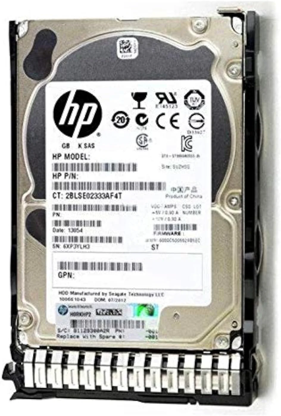 هارد دیسک سرور HP 600 گیگابایتی - 872477-B21 با Firmware امضا شده دیجیتالی