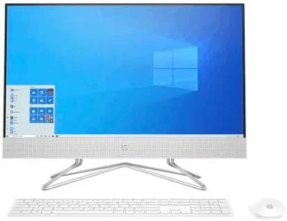 کامپیوتر همه کاره HP مدل 24-df0076 با صفحه نمایش لمسی 23.8 اینچی IPS، پردازنده AMD Ryzen 5 3500U، رم 8 گیگابایتی، هارد دیسک 1 ترابایتی، HDMI، WiFi، وب کم، کیبورد و ماوس، ویندوز 10