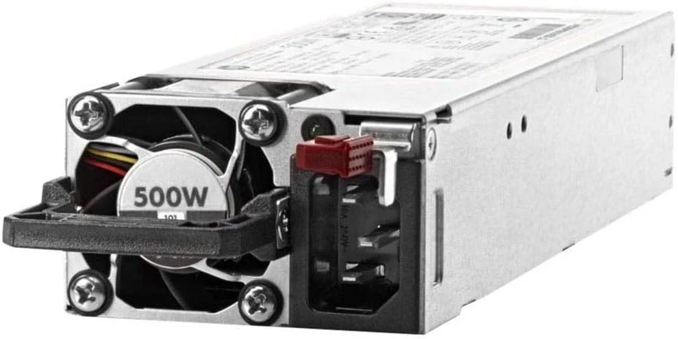 منبع تغذیه HP HEWLETT PACKARD Enterprise 865408-B21، 100-240 ولت، 50-60 هرتز، خاکستری، 500 وات، سرور
