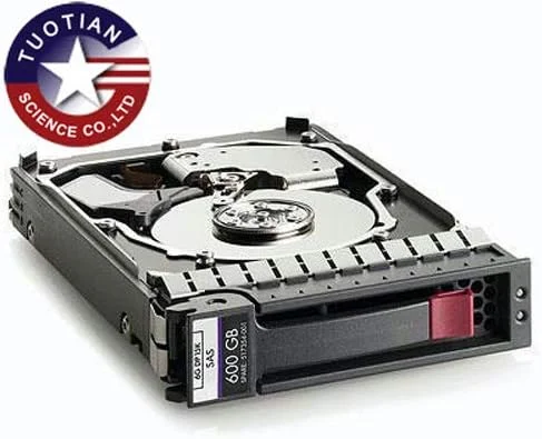 هارد دیسک 600 گیگابایتی SAS با سرعت 10K RPM و رابط 6G و فرم فاکتور 2.5 اینچی HP مدل 581286-B21 مناسب سرورهای G5, G6, G7