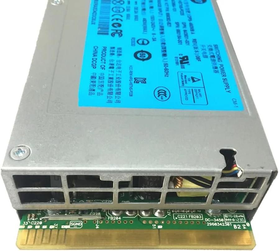 منبع تغذیه سرور برای HP DL360P 380P Gen8 مدل: DPS-460MB A HSTNS-PL28 12V 38A 460W کارکرد خوب و داغ - تصویر 2