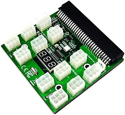 برد تبدیل PCI-E 12V 64Pin به 12x 6Pin برای منبع تغذیه سرور XT-XINTE، مناسب برای ماینینگ GPU با PSU های HP 1200W 750W (فقط برد تبدیل) برد تبدیل PCI-E 12V 64Pin به 12x 6Pin برای منبع تغذیه سرور XT-XINTE، مناسب برای ماینینگ GPU با PSU های HP 1200W 750W (فقط برد تبدیل)