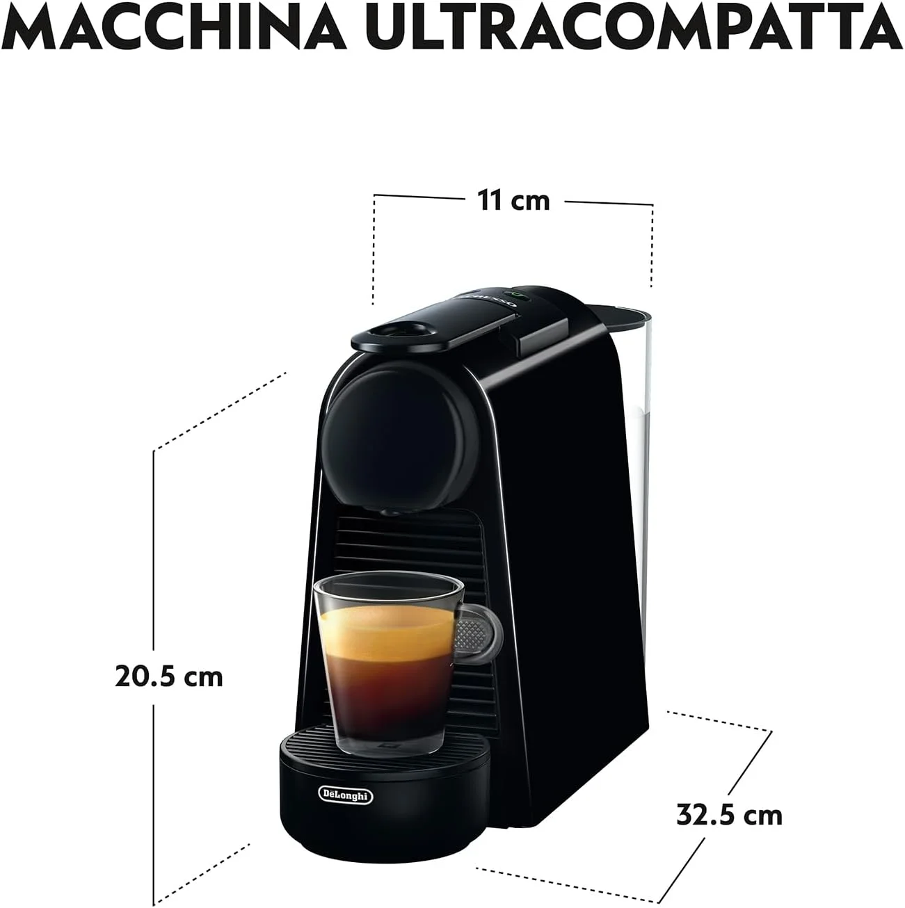 دستگاه قهوه ساز توکار نسپرسو Delonghi Nespresso en85.b / 11 سانتی متر