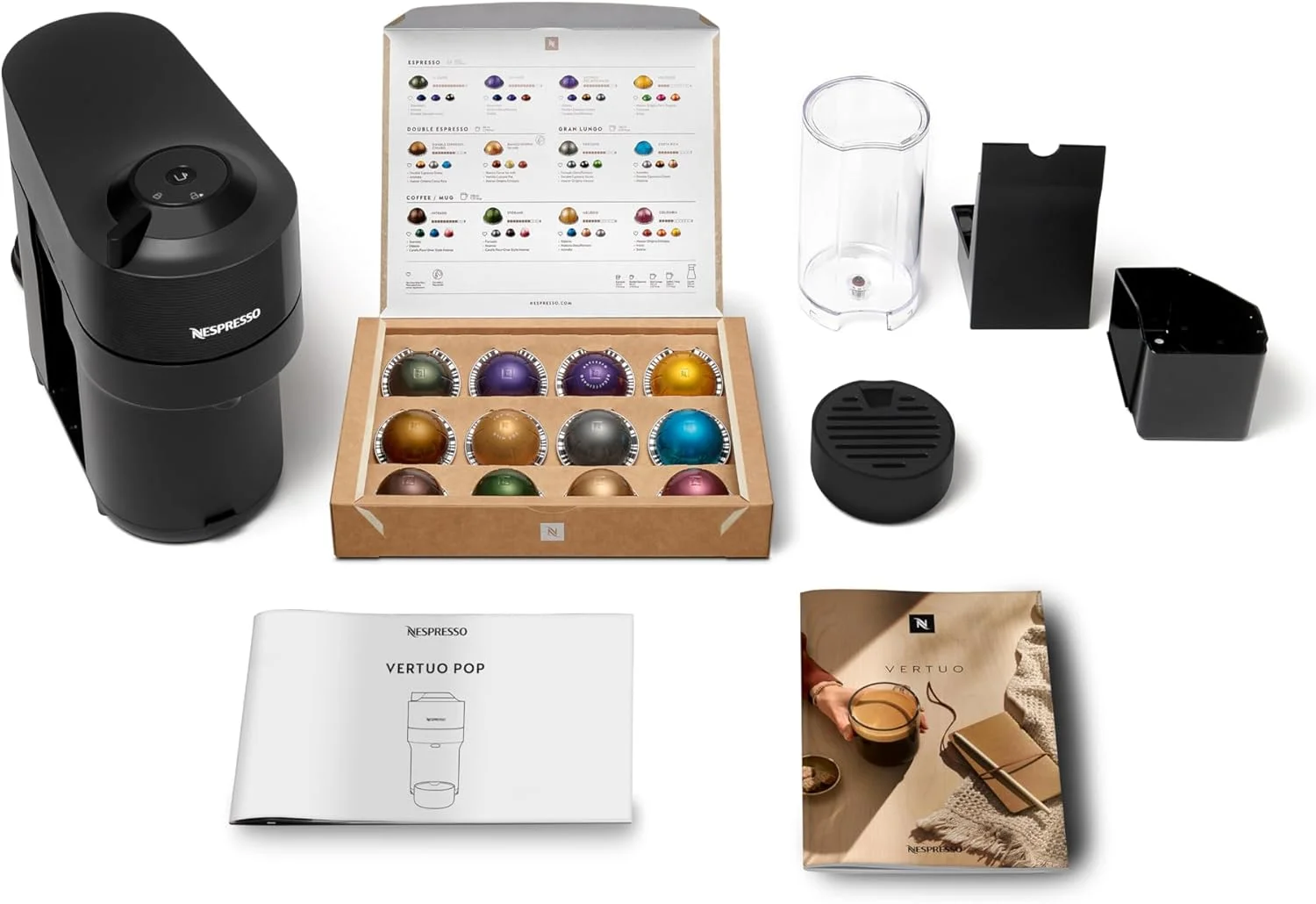 دستگاه قهوه ساز نسپرسو Vertuo Pop توسط نسپرسو، مشکی شیرین بیان - نسخه امارات