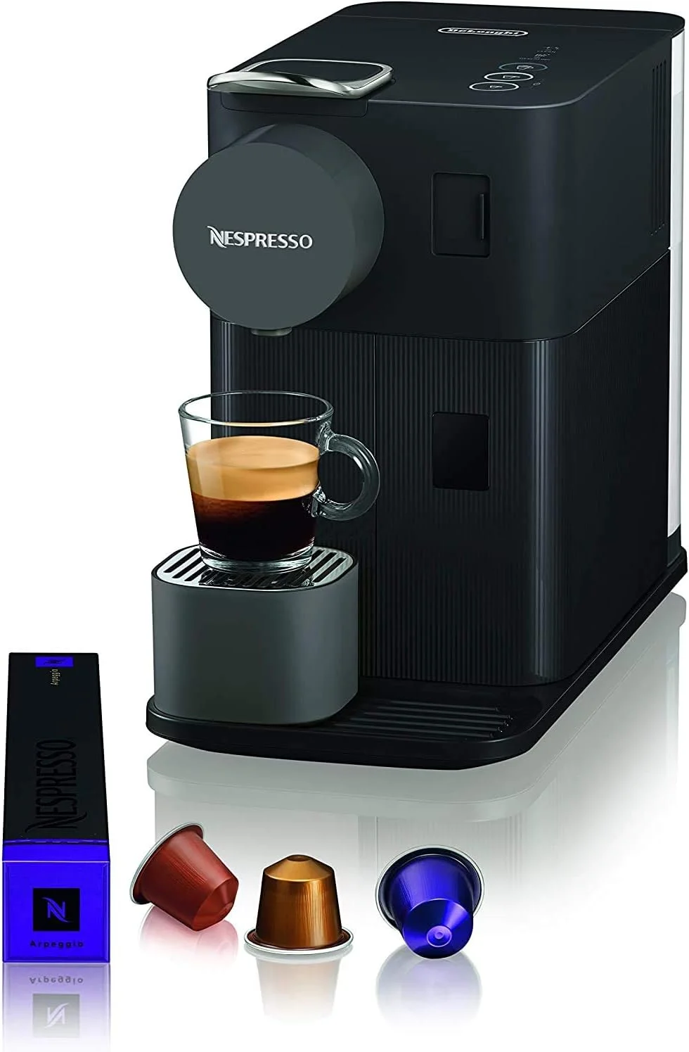 دستگاه اسپرسو ساز نسپرسو Lattissima One Original به همراه فوم شیر De'Longhi، مشکی