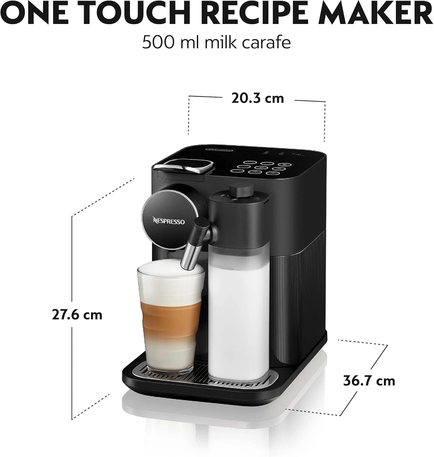 دستگاه قهوه ساز De'Longhi Nespresso Lattissima Touch Animation EN 560.S دستگاه قهوه ساز De'Longhi Nespresso Lattissima Touch Animation EN 560.S
