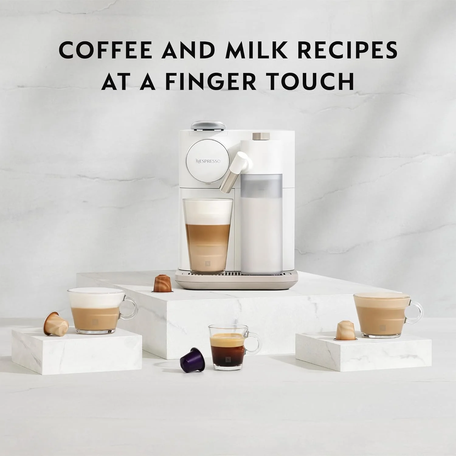 دستگاه قهوه ساز De'Longhi Nespresso Lattissima Touch Animation EN 560.S دستگاه قهوه ساز De'Longhi Nespresso Lattissima Touch Animation EN 560.S