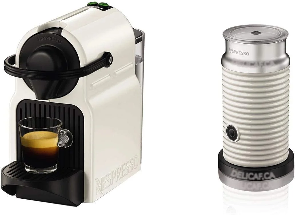 دستگاه قهوه ساز نسپرسو Inissia مدل C40BU-WH + نسپرسو Aeroccino 3594، سفید دستگاه قهوه ساز نسپرسو Inissia مدل C40BU-WH + نسپرسو Aeroccino 3594، سفید