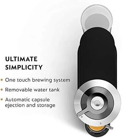 دستگاه قهوه و اسپرسو ساز نسپرسو Vertuo Next Deluxe جدید از De'Longhi، کروم خالص، تک سرو قهوه و اسپرسو ساز، یک لمس برای دم کردن دستگاه قهوه و اسپرسو ساز نسپرسو Vertuo Next Deluxe جدید از De'Longhi، کروم خالص، تک سرو قهوه و اسپرسو ساز، یک لمس برای دم کردن