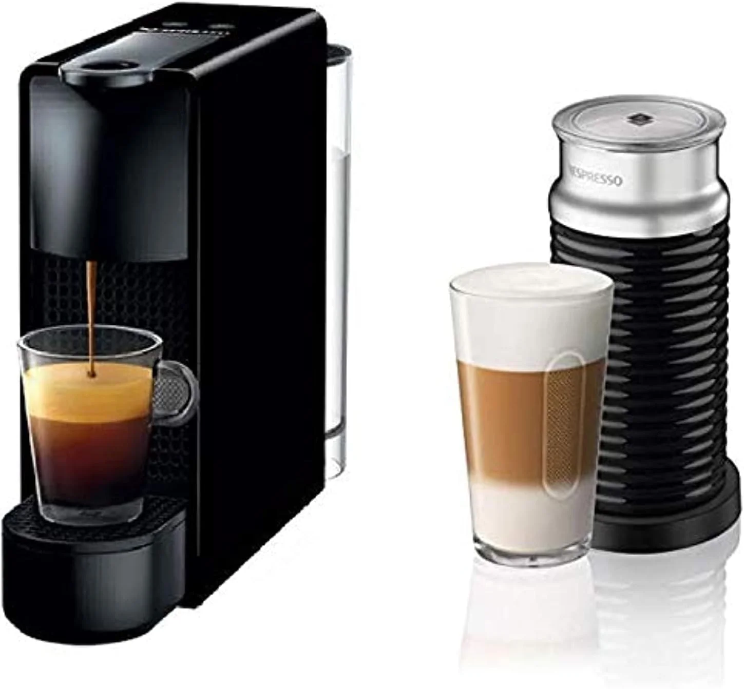 دستگاه قهوه ساز کپسولی نسپرسو Essenza Mini مشکی به همراه Aeroccino