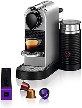 نسپرسو کروپس XN760B Citiz & Milk نقره ای نسپرسو کروپس XN760B Citiz & Milk نقره ای
