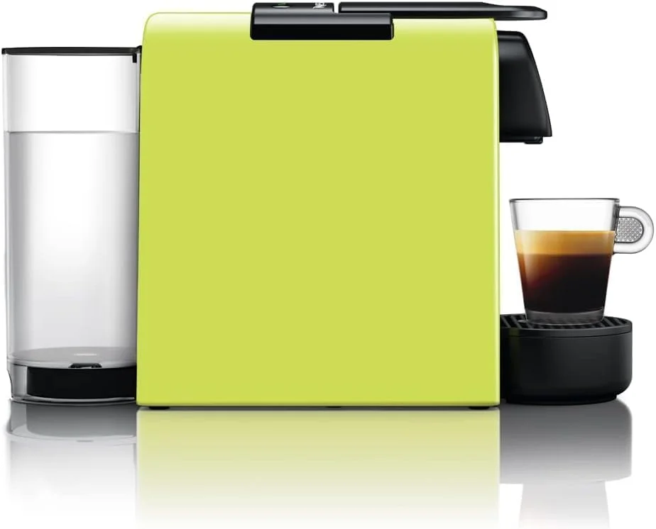 دستگاه قهوه ساز نسپرسو Essenza Mini EN85.L، ساخت De'Longhi، سیستم کپسولی اورجینال، مخزن آب 0.6 لیتری، سبز لیمویی