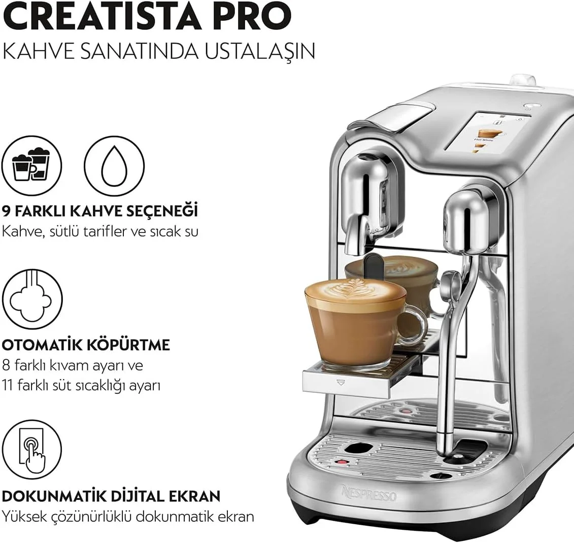 دستگاه قهوه ساز نسپرسو J620 Creatista Pro دستگاه قهوه ساز نسپرسو J620 Creatista Pro