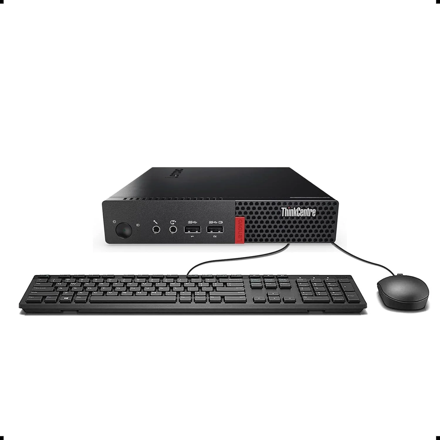 کامپیوتر کوچک تجاری لنوو ThinkCentre M910Q (بازسازی شده). | پردازنده intel core i5-6500T | رم 8 گیگابایت | حافظه SSD 500 گیگابایت | ویندوز 10 پرو. | شامل ماوس و کیبورد