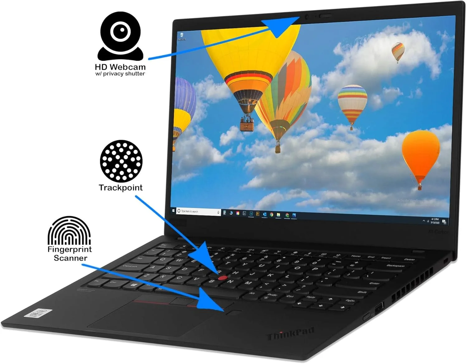 لپ تاپ تجاری لنوو ThinkPad X1 Carbon نسل 6 (بازسازی شده) | پردازنده intel Core i5 نسل 8 | 8 گیگابایت رم | 256 گیگابایت SSD | صفحه نمایش 14.1 اینچی غیر لمسی | ویندوز 10 پرو لپ تاپ تجاری لنوو ThinkPad X1 Carbon نسل 6 (بازسازی شده) | پردازنده intel Core i5 نسل 8 | 8 گیگابایت رم | 256 گیگابایت SSD | صفحه نمایش 14.1 اینچی غیر لمسی | ویندوز 10 پرو