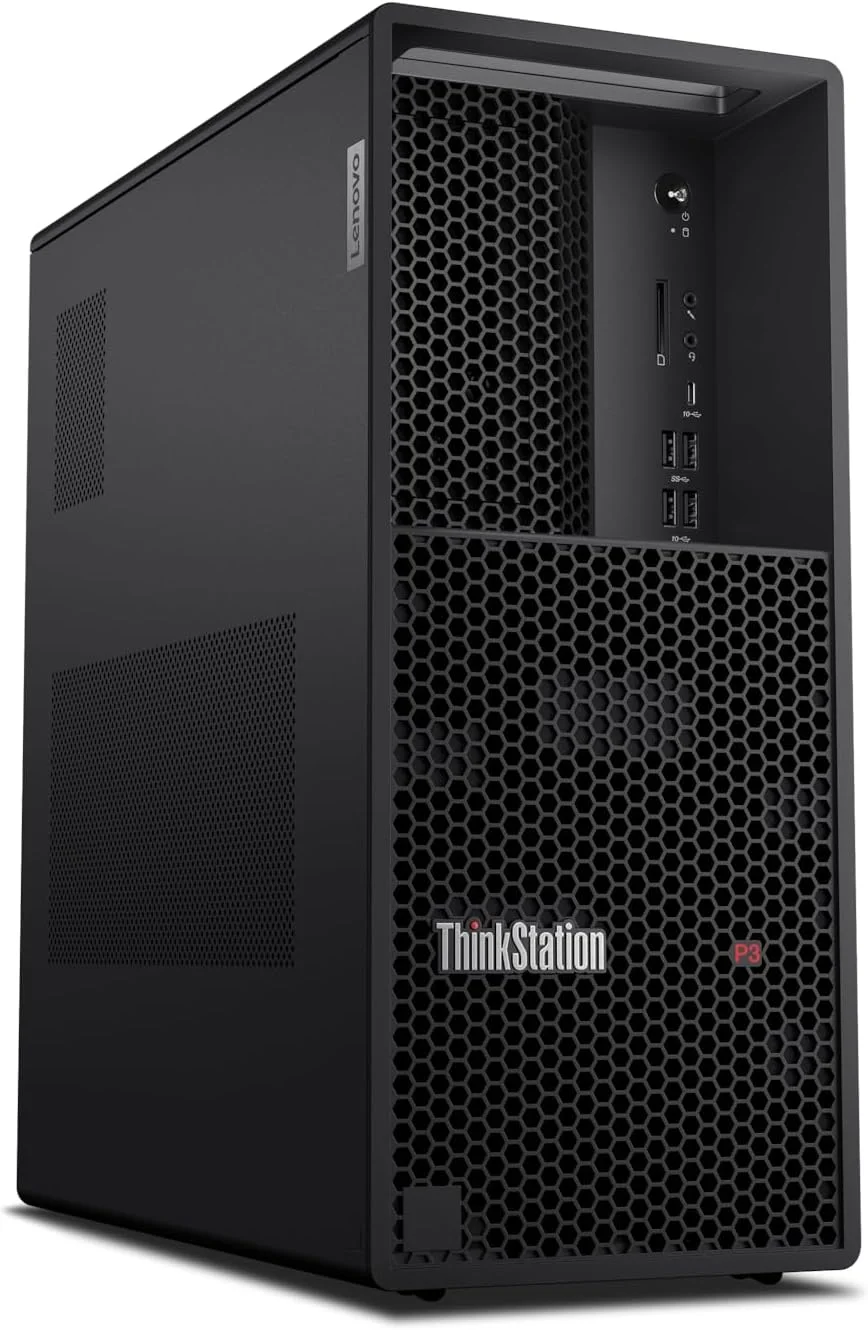 Lenovo ThinkStation P3 Tower 30GS00CRGE - Intel i9-14900K، رم 64 گیگابایتی، SSD 1 ترابایتی، NVidia RTX A4000 (20GB GDDR6)، Win11 Pro Lenovo ThinkStation P3 Tower 30GS00CRGE - Intel i9-14900K، رم 64 گیگابایتی، SSD 1 ترابایتی، NVidia RTX A4000 (20GB GDDR6)، Win11 Pro