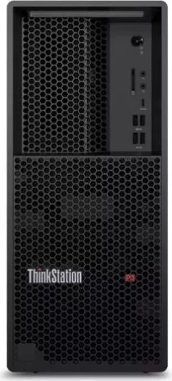 Lenovo ThinkStation P3 30GS - Tower - 1 x Core i7 13700/2.1 GHz - vPro Enterprise - RAM 16 GB - SSD 512 GB - رمزگذاری TCG Opal، NVMe، Performance - UHD Graphics 770 - Win 11 Pro - مانیتور: ندارد