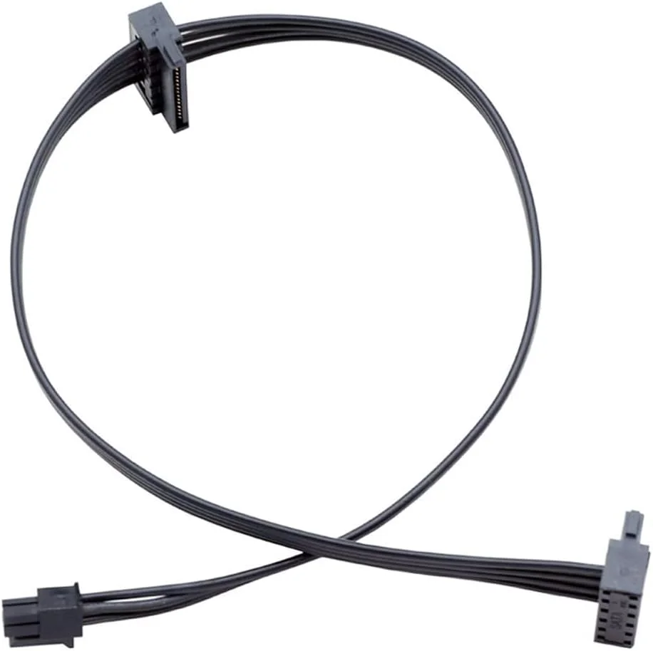کابل برق Furlet 5mm ATX Mini 4 Pin به 2 SATA HDD Daisy Chain سازگار با Lenovo Ideacentre 510S, Thinkstation P330, IdeaCentre 5, ThinkCentre M710t/M720 Tower, ThinkSystem ST50 Servers