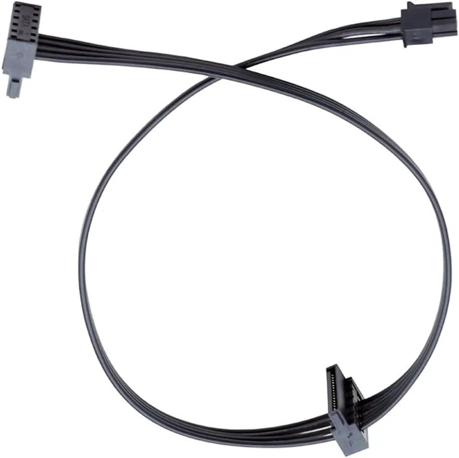 کابل برق Furlet 5mm ATX Mini 4 Pin به 2 SATA HDD Daisy Chain سازگار با Lenovo Ideacentre 510S, Thinkstation P330, IdeaCentre 5, ThinkCentre M710t/M720 Tower, ThinkSystem ST50 Servers