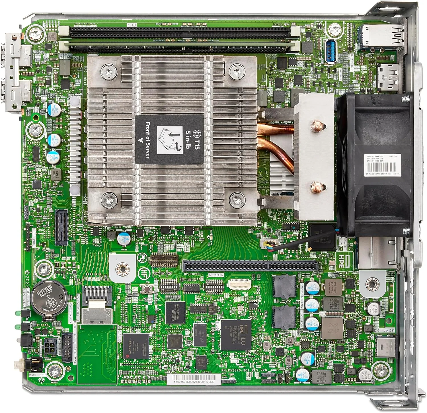 سرور ایستاده اچ پی ای ProLiant MicroServer Gen10 Plus v2 با یک پردازنده Intel Xeon E2314، تک پردازنده 4 هسته ای، 16 گیگابایت رم، VROC، چهار محفظه درایو LFF بدون اتصال گرم، منبع تغذیه خارجی 180 واتی (HPE Smart Choice P69101-005)