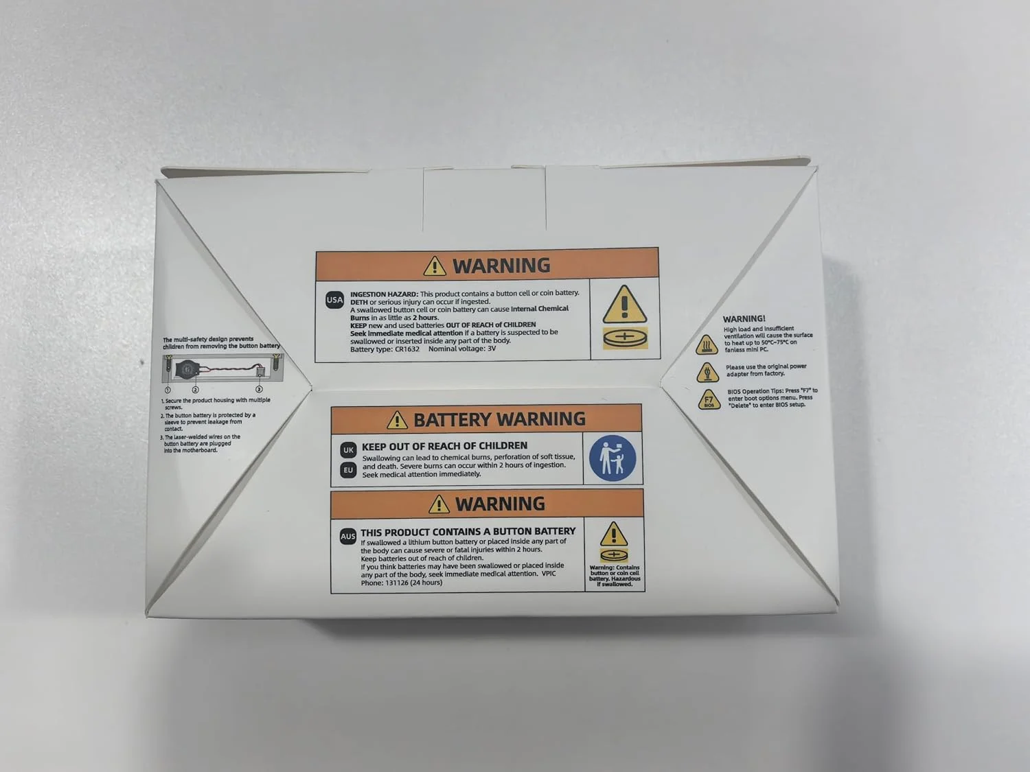 مینی کامپیوتر بدون فن فوق العاده بی صدا MeLE Quieter4C N150 - حافظه 16 گیگابایتی، SSD 512 گیگابایتی - کامپیوتر جمع و جور با USB-C کاربردی و HDMI دوگانه