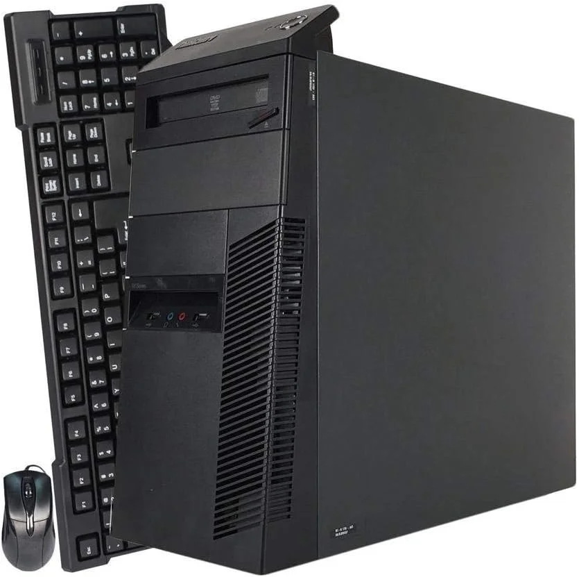 کامپیوتر رومیزی مینی تاور Lenovo ThinkCentre M92p (بازسازی شده) - پردازنده Intel Core i5-3470 3.2GHz، رم 8 گیگابایت، هارد 1 ترابایت، DVDRW، ویندوز 10 پروفشنال