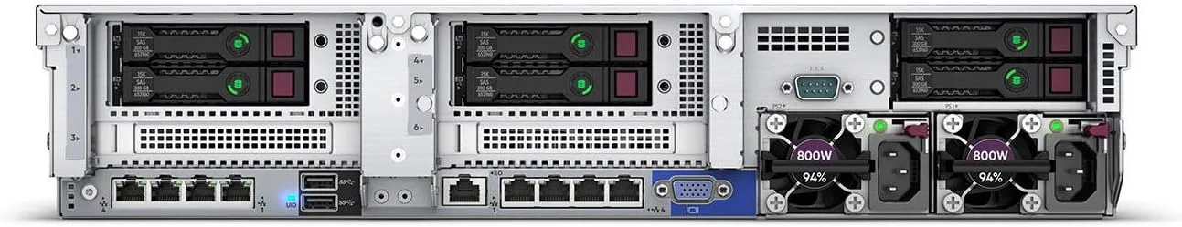 سرور رکمونت 2U اچ پی ای HPE ProLiant DL380 G10 - پردازنده 1x Intel Xeon Silver 4210R 2.40 GHz - رم 32 گیگابایت - کنترلر Serial ATA/600, 12Gb/s SAS