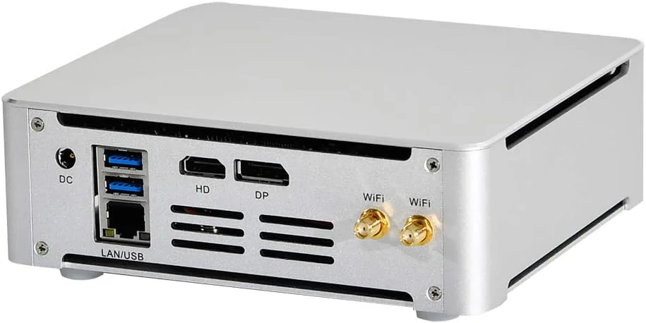 مینی پی سی 4K هانسون، کامپیوتر رومیزی، سرور، Core I7 10850H 10870H، BM21، Wi-Fi 6، BT 5.2، DP، HDMI، 6 x USB3.0، Type-C، LAN، فن هوشمند، Barebone، بدون رم، بدون حافظه، بدون سیستم عامل
