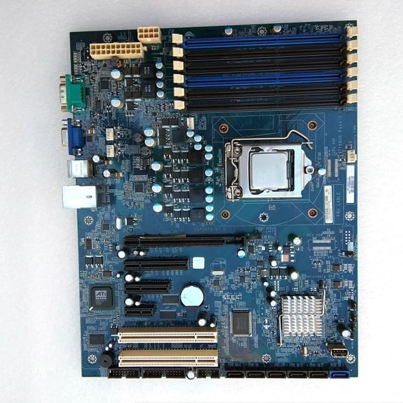 مادربرد سرور اصلی LENOVO مدل T168 G6 X3430 SUP3420 V1.0 S3420 تست شده و سالم