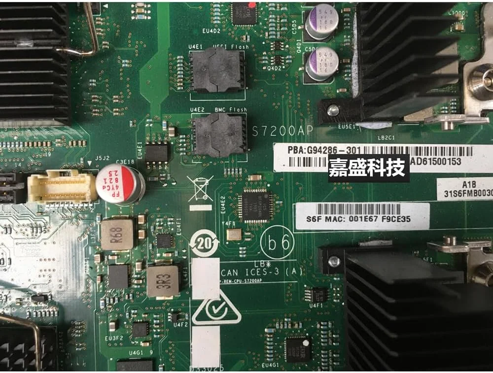 مادربرد سرور اصلی برای Intel S7200AP LGA3647 تست شده