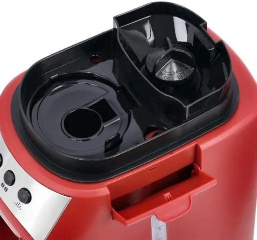 قهوه ساز آسیاب دار و قطره ای Geepas GCM41512، ظرفیت 0.6 لیتر، قرمز قهوه ساز آسیاب دار و قطره ای Geepas GCM41512، ظرفیت 0.6 لیتر، قرمز