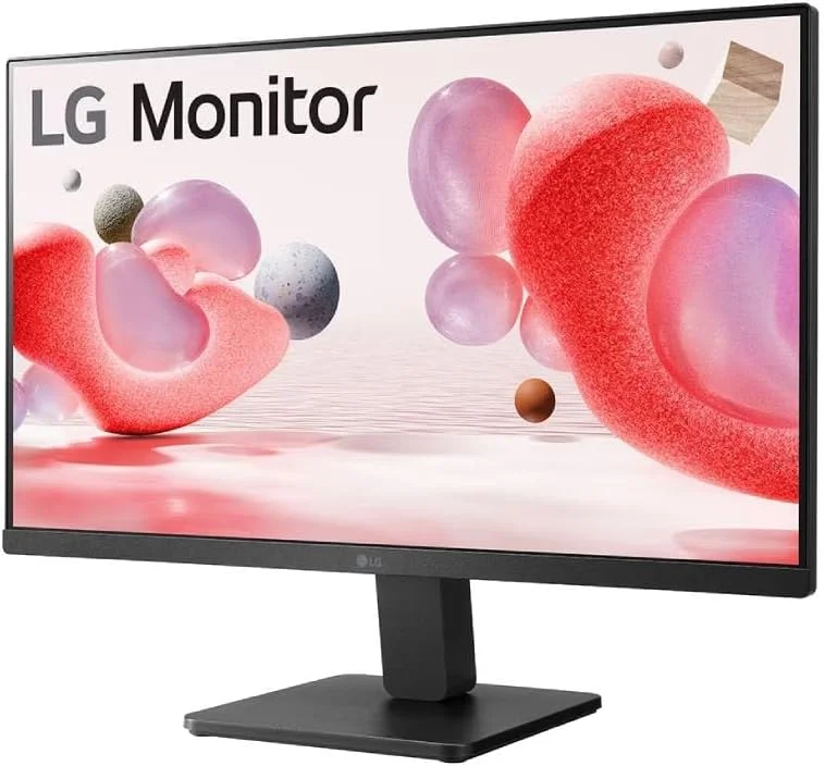 مانیتور 24 اینچی ال‌جی مدل 24MR400-B با پنل IPS، رزولوشن FullHD، نرخ تازه‌سازی 100 هرتز، AMD FreeSync، پورت HDMI و VGA - مشکی