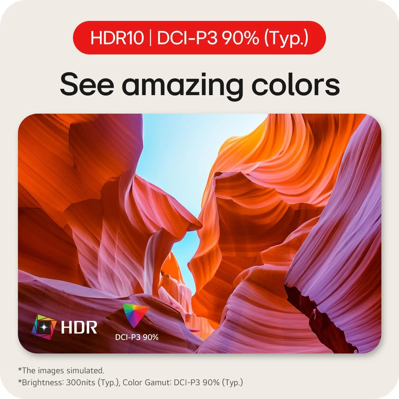 مانیتور LG UltraFine مدل 27US550 - 4K UHD IPS 27 اینچ، 60 هرتز، 5 میلی‌ثانیه، پوشش رنگی DCI-P3 90%، 10 بیت، HDR10، Flicker Safe و Reader Mode، Smart Energy Saving، قابلیت تنظیم ارتفاع-شیب-چرخش، DP1.4، HDMI، سفید
