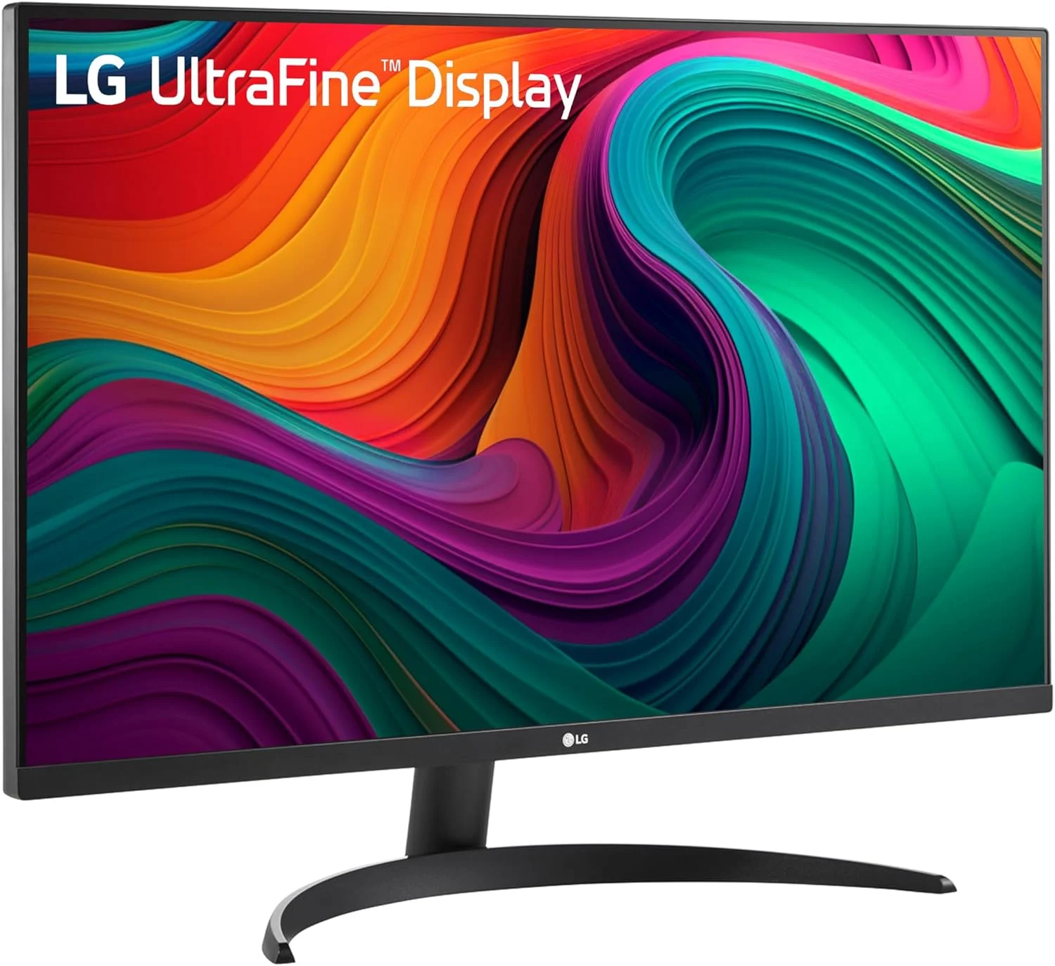 مانیتور کامپیوتر 32 اینچ ال‌جی مدل 32UR500K-B Ultrafine 4K UHD (3840x2160) HDR10 با بلندگوی داخلی 5Wx2، کنترل روی صفحه، حالت Reader، Flicker Safe، طراحی بدون حاشیه، HDMIx2، DisplayPort، مشکی