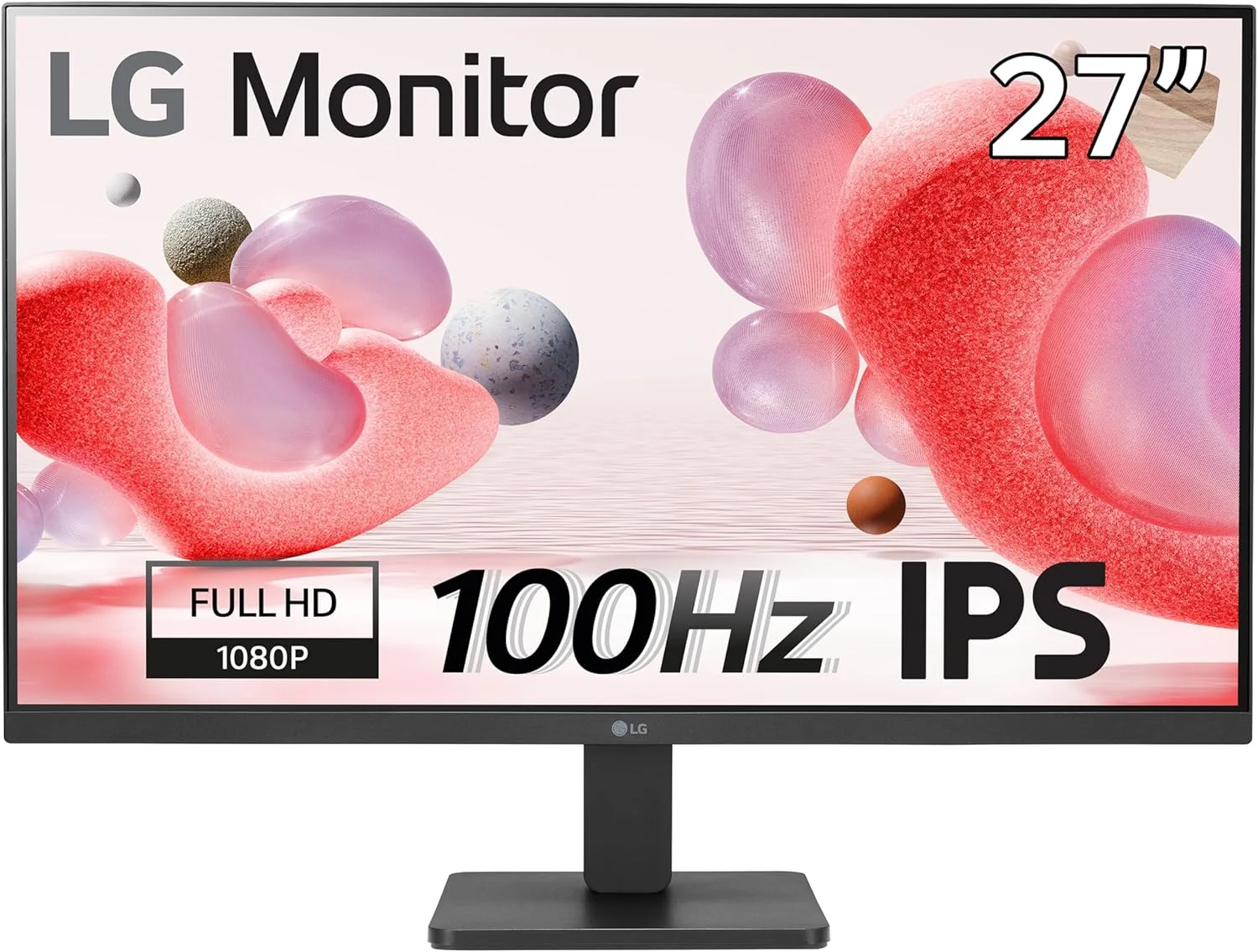 مانیتور کامپیوتر ال جی 27MR400-B 27 اینچ [27] 1920 x 1080 پیکسل فول اچ دی مشکی (27 FHD IPS 100HZ MNTR 1920X1080 - 16:9 5MS 1300:1 HDMI/VGA/HEADPHO)