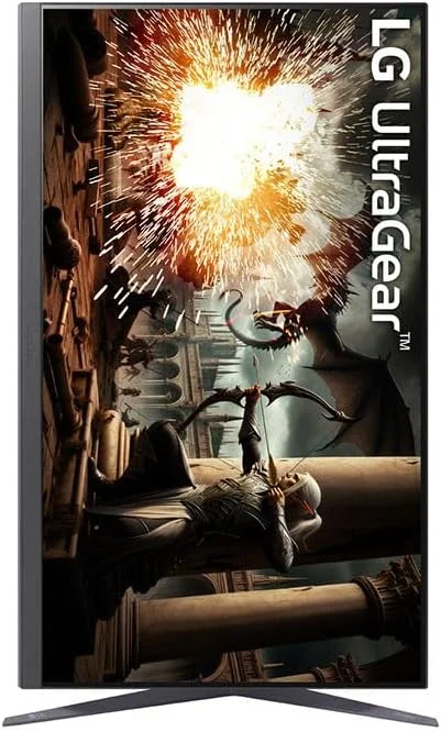 مانیتور گیمینگ 32 اینچی LG UltraGear 32GS75Q-B QHD (2560x1440) IPS، نرخ تازه‌سازی 180 هرتز، زمان پاسخ‌گویی 1 میلی‌ثانیه GtG، DisplayHDR 400، سازگار با G-SYNC، FreeSync، حاشیه‌های باریک، پایه قابل تنظیم ارتفاع/شیب/چرخش