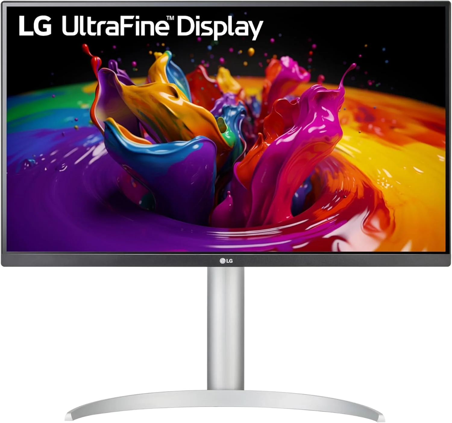 مانیتور 27 اینچی ال جی مدل 27UP850N با پنل IPS 4K UHD VESA DisplayHDR 400 و پورت USB-C - سفید