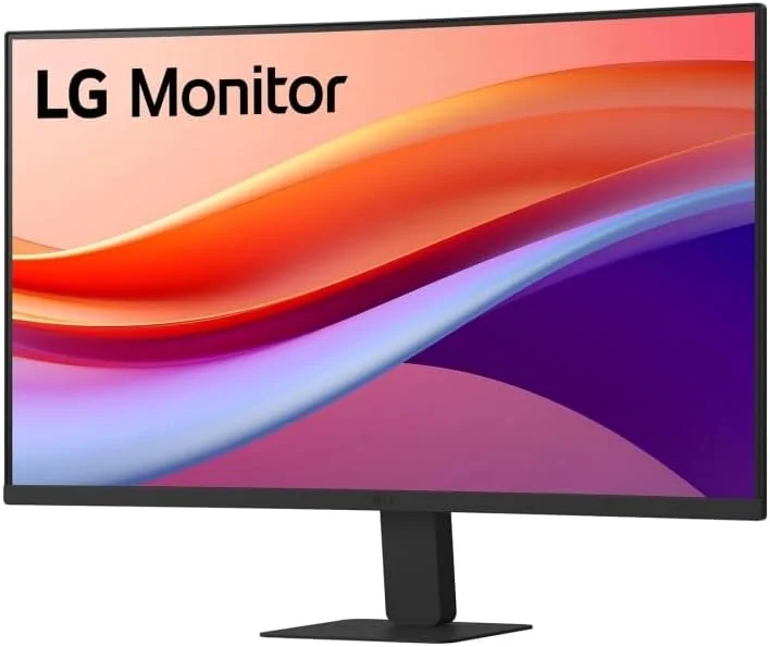 مانیتور خمیده 27 اینچی LG 27U421A‑B FHD (1920x1080)، 100 هرتز، 5 میلی‌ثانیه، HDR10، USB‑C (15 وات PD) + HDMI، بدون حاشیه در 3 طرف، پایه شیب‌دار